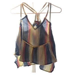 MULTICOLORED CROP TOP